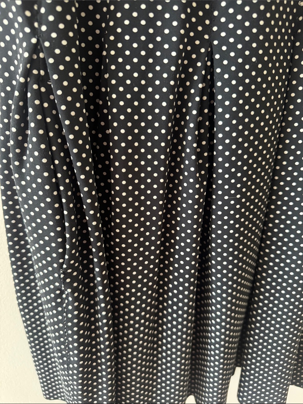 EUC lululemon Here To There Black Polka Dot Dress Navy 8 - Picture 6 of 8